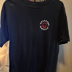 Spitfire Wheels Black T-Shirt